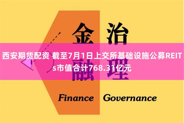 西安期货配资 截至7月1日上交所基础设施公募REITs市值合计768.31亿元