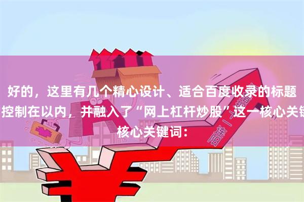 好的，这里有几个精心设计、适合百度收录的标题，均控制在以内，并融入了“网上杠杆炒股”这一核心关键词：